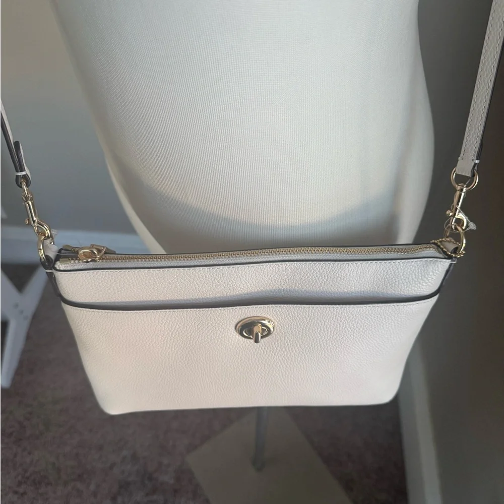 COACH Polished Pebble Polly Crossbody - Picture 6 of 10